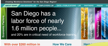 San Diego Workforce Partnership Website